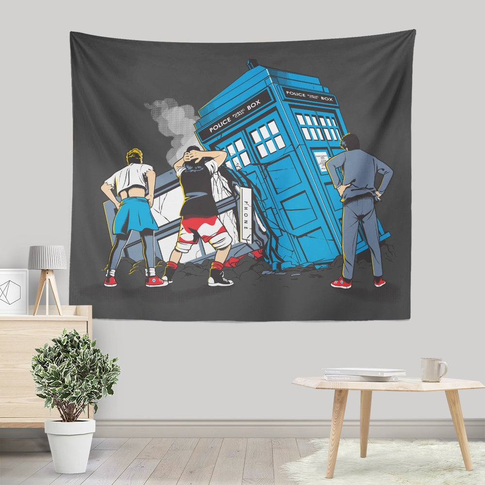 Time Crash - Wall Tapestry