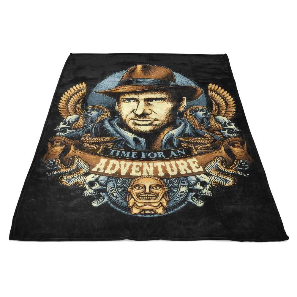 Time for an Adventure - Fleece Blanket