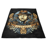 Time for an Adventure - Fleece Blanket