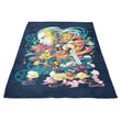 Time Traveling Warriors - Fleece Blanket