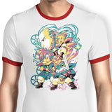 Time Traveling Warriors - Ringer T-Shirt