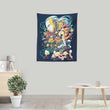Time Traveling Warriors - Wall Tapestry