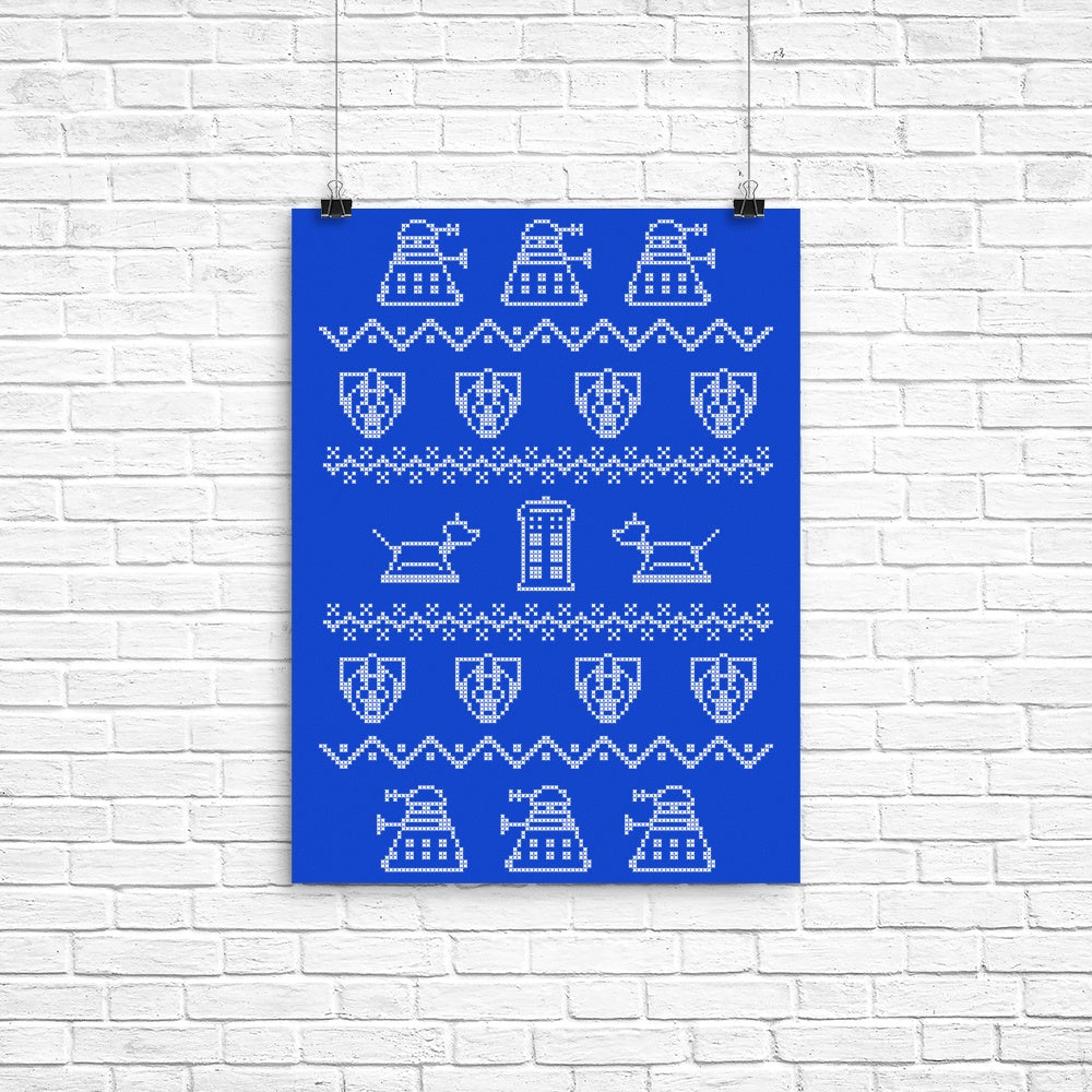 Timey Wimey Sweater - Poster