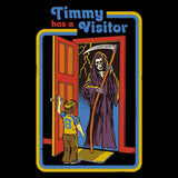 Timmy Has a Visitor - Throw Pillow