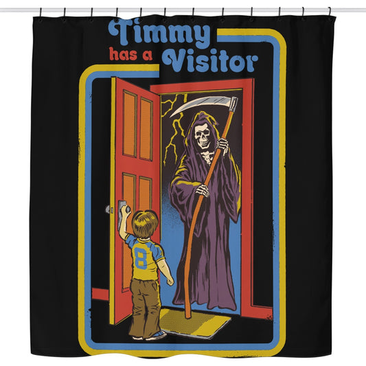 Timmy Has a Visitor - Shower Curtain