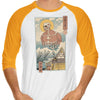 Titan in Edo - 3/4 Sleeve Raglan T-Shirt