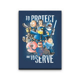 To Protect and Serve - Canvas Print