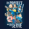 To Protect and Serve - Throw Pillow