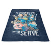 To Protect and Serve - Fleece Blanket