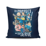 To Protect and Serve - Throw Pillow