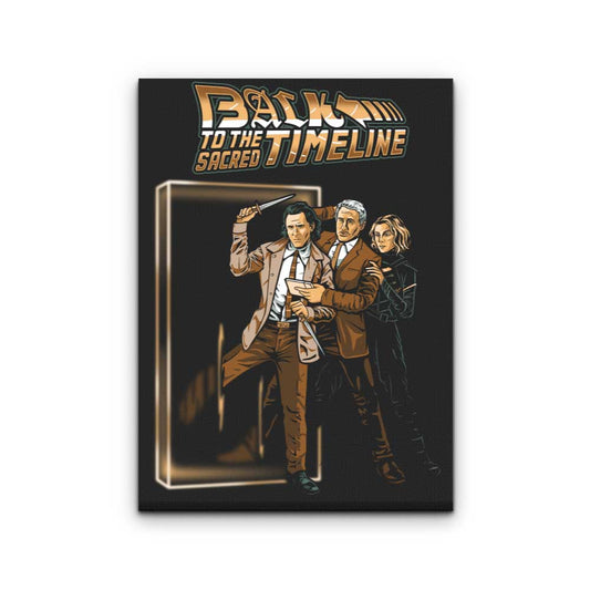 To the Sacred Timeline - Canvas Print