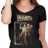 To the Sacred Timeline - Women's V-Neck