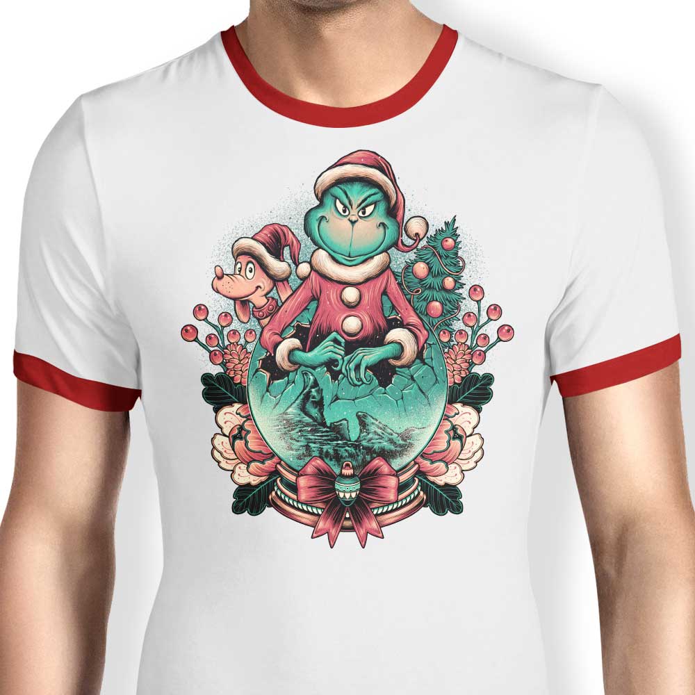 Too Grumpy for Christmas - Ringer T-Shirt
