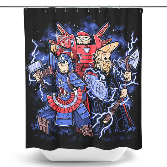 Toonvengers Trinity - Shower Curtain