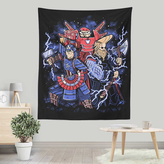 Toonvengers Trinity - Wall Tapestry