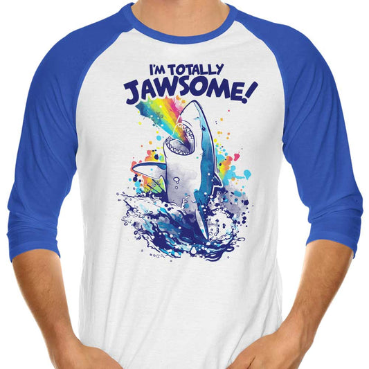 Totally Jawsome - 3/4 Sleeve Raglan T-Shirt