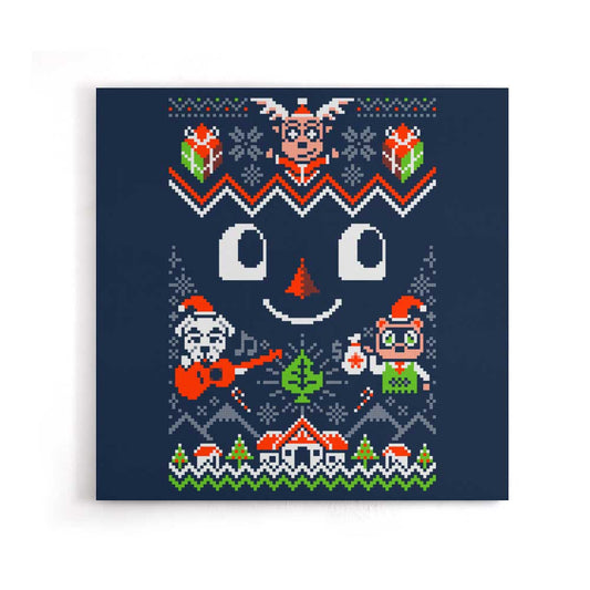 Toy Day Sweater - Canvas Print