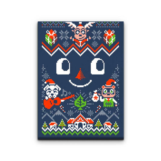 Toy Day Sweater - Canvas Print