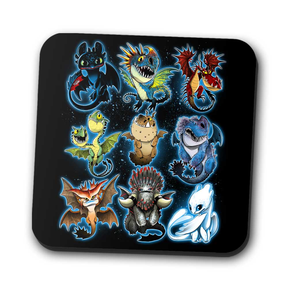 Trained Dragons - Coasters