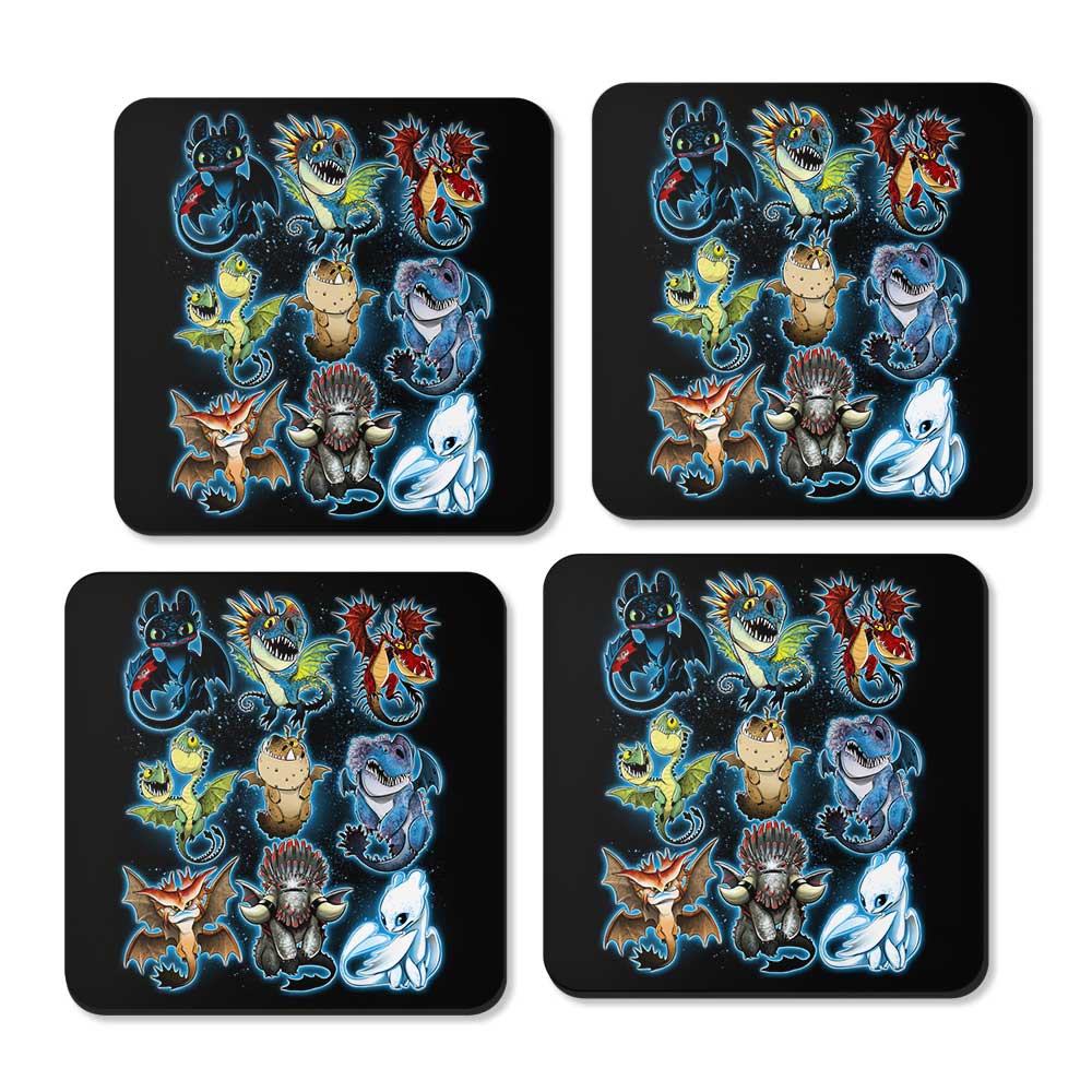 Trained Dragons - Coasters
