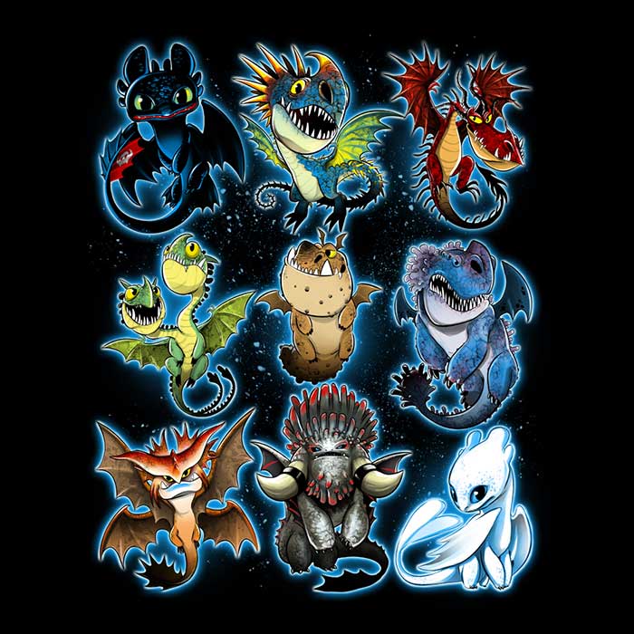 Trained Dragons - Coasters