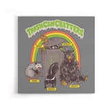 Trash Can Critters - Canvas Print