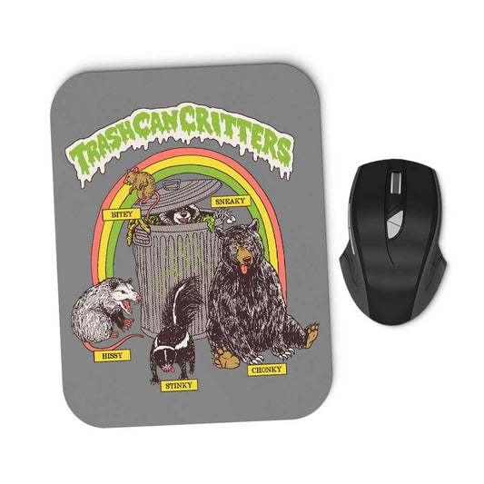 Trash Can Critters - Mousepad