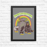 Trash Can Critters - Posters & Prints