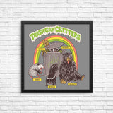 Trash Can Critters - Posters & Prints