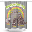 Trash Can Critters - Shower Curtain