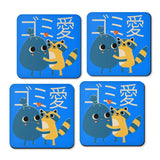 Trash Love - Coasters