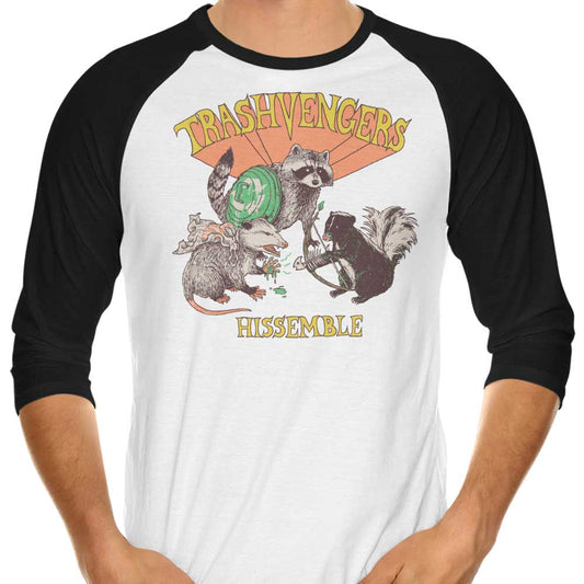 Trashvengers - 3/4 Sleeve Raglan T-Shirt