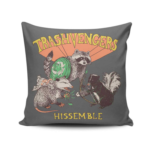 Trashvengers - Throw Pillow