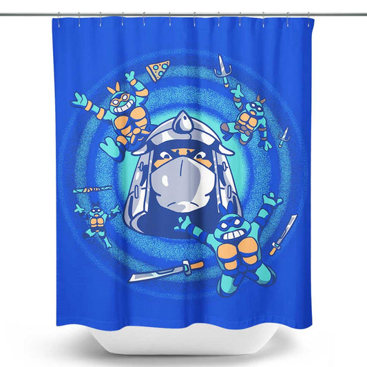Travel Through Time - Shower Curtain
