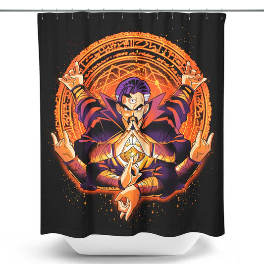 Tri Beam Strange - Shower Curtain