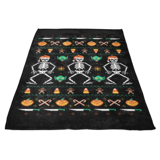 Trick or Christmas - Fleece Blanket