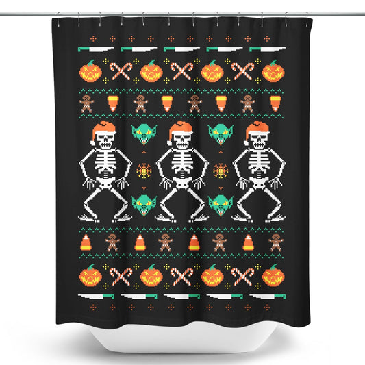 Trick or Christmas - Shower Curtain