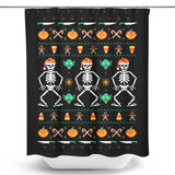 Trick or Christmas - Shower Curtain