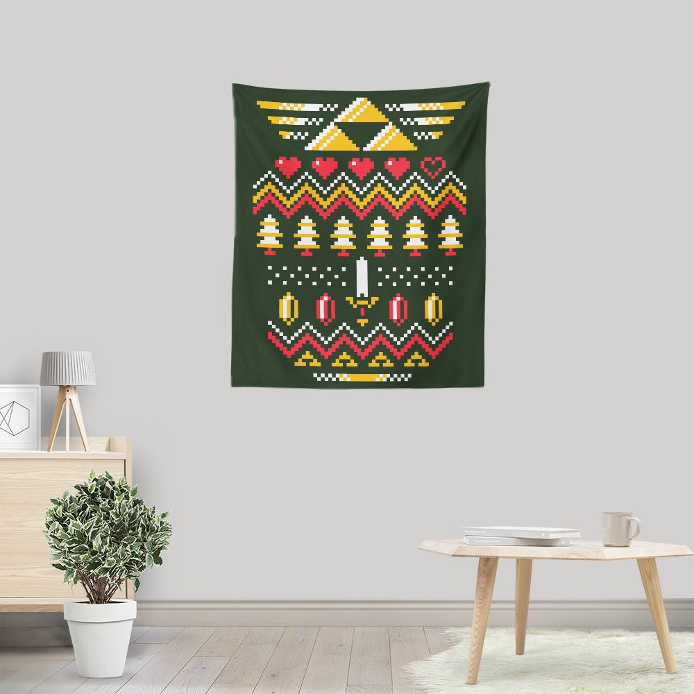 Triforce Holiday - Wall Tapestry