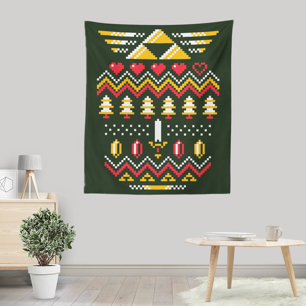 Triforce Holiday - Wall Tapestry