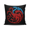 Trinity of Ice and Fire - Throw Pillow