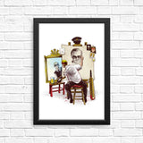 Triple Cornetto Portrait - Posters & Prints