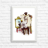 Triple Cornetto Portrait - Posters & Prints