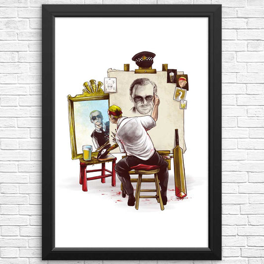Triple Cornetto Portrait - Posters & Prints