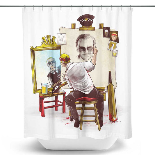 Triple Cornetto Portrait - Shower Curtain