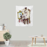 Triple Cornetto Portrait - Wall Tapestry
