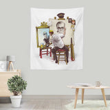 Triple Cornetto Portrait - Wall Tapestry