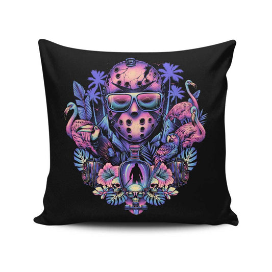 Tropical Camper - Throw Pillow