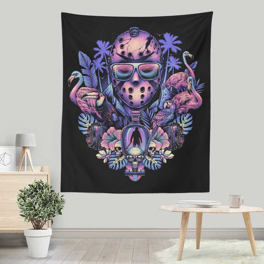 Tropical Camper - Wall Tapestry
