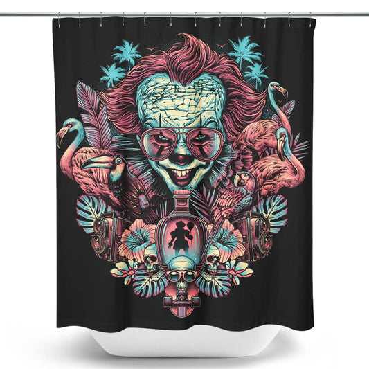 Tropical Clown - Shower Curtain
